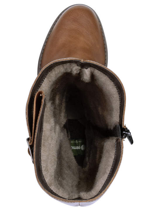 Komfortschuhe - Remonte, gefütterte Damen-Stiefel, Winterschuhe, Weite G, mit Lammfell, in Größe 036 bis 042, in Farbe SCHWARZ Ansicht 10