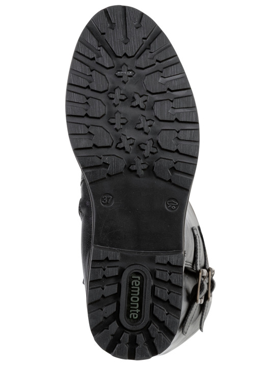 Komfortschuhe - Remonte, gefütterte Damen-Stiefel, Winterschuhe, Weite G, mit Lammfell, in Größe 036 bis 042, in Farbe SCHWARZ Ansicht 3