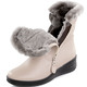 Komfortschuhe - ELENA EDEN, gefütterte Damen-Stiefeletten, Winterschuhe, Weite H, mit Lammfell , in Größe 036 bis 041, in Farbe BEIGE – Farbe BEIGE – Ansicht 2