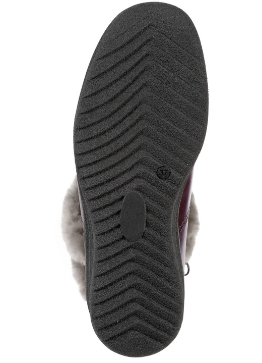 Komfortschuhe - ELENA EDEN, gefütterte Damen-Stiefeletten, Winterschuhe, Weite H, mit Lammfell , in Größe 036 bis 041, in Farbe BEIGE Ansicht 8