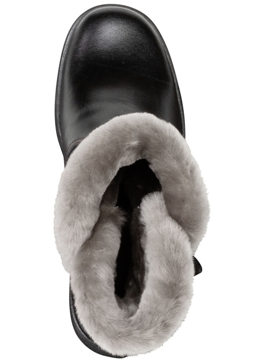 Komfortschuhe - ELENA EDEN, gefütterte Damen-Stiefeletten, Winterschuhe, Weite H, mit Lammfell , in Größe 036 bis 041, in Farbe BEIGE Ansicht 11