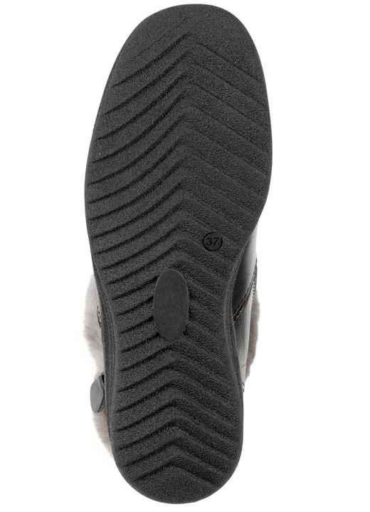 Komfortschuhe - ELENA EDEN, gefütterte Damen-Stiefeletten, Winterschuhe, Weite H, mit Lammfell , in Größe 036 bis 041, in Farbe BEIGE Ansicht 12