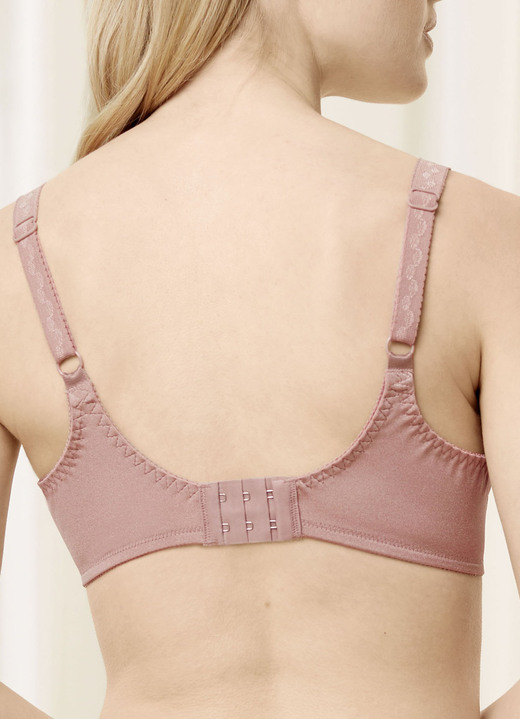 BHs - Triumph-Ladyform Soft-Minimizer-Bügel-BH, in Größe 075 bis 095, in Cup D, in Farbe SCHWARZ Ansicht 14