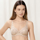 Bügel-BH - Triumph Amourette Bügel-BH mit Elastikspitze, in Größe 075 bis 100, in Cup B, in Farbe WEISS – Farbe PUDER – Ansicht 1