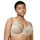 Bügel-BH - Triumph Amourette Bügel-BH mit Elastikspitze – Farbe PUDER – Ansicht 2 Bügel-BH - Triumph Amourette Bügel-BH mit Elastikspitze, in Größe 075 bis 100, in Cup E, in Farbe SCHWARZ – Farbe PUDER – Ansicht 2