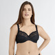 Bügel-BH - Felina Bügel-BH mit Tüllstickerei, in Größe 075 bis 100, in Cup B, in Farbe ROSENHOLZ – Farbe SCHWARZ – Ansicht 1