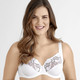 BHs - Felina Bügel-BH mit Stickereispitze, in Größe 075 bis 110, in Cup B, in Farbe WEISS