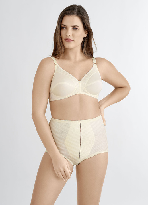 Soft-BH - Felina BH mit Strukturmuster, in Größe 075 bis 115, in Cup B, in Farbe WEISS Ansicht 12