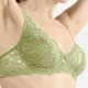 Bügel-BH - Triumph Amourette Bügel-BH aus zarter Elastikspitze, in Größe 075 bis 100, in Cup D, in Farbe BLEU – Farbe PISTAZIE – Ansicht 7