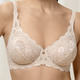 Bügel-BH - Triumph Amourette Bügel-BH mit Elastikspitze – Farbe PUDER – Ansicht 4 Bügel-BH - Triumph Amourette Bügel-BH mit Elastikspitze, in Größe 075 bis 100, in Cup E, in Farbe SCHWARZ – Farbe PUDER – Ansicht 4