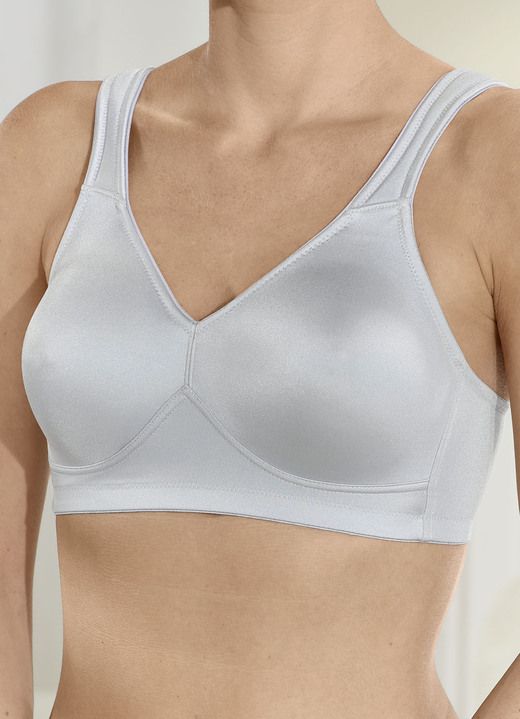 Soft-BH - Speidel Zweierpack BH mit doppelt vorgeformten Cups, in Größe 080 bis 105, in Cup C, in Farbe 1X WEISS, 1X SCHWARZ Ansicht 6