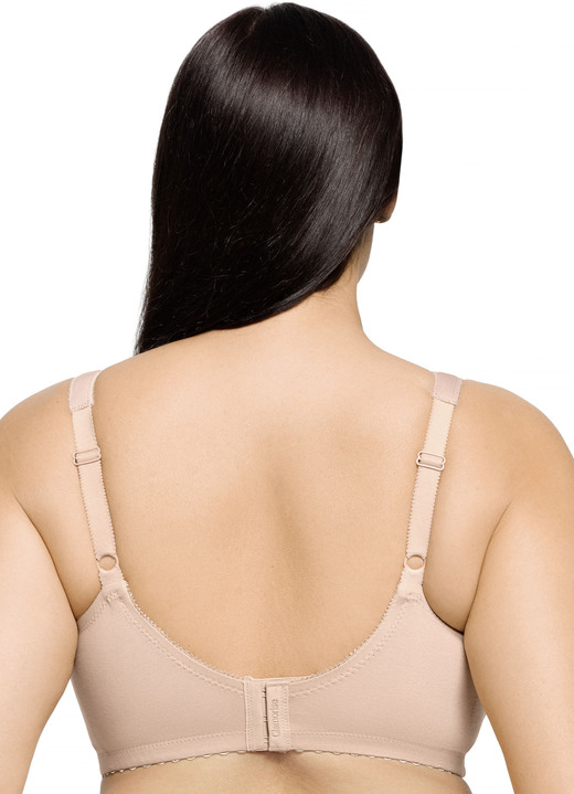Soft-BH - Glamorise Stütz-BH mit Stickereispitze Ansicht 5 Soft-BH - Glamorise Stütz-BH mit Stickereispitze, in Größe 080 bis 130, in Cup G, in Farbe WEISS Ansicht 5