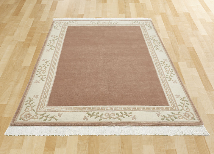Klassisch - Handgeknüpfte Brücken und Teppiche, in Größe 101 (Brücke, 40x 60 cm) bis 304 (Teppich rund, ø 150 cm), in Farbe ROSÉ Ansicht 1