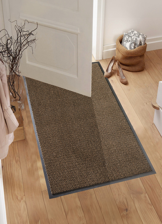 Garten - Vielseitiger Schmutzfangläufer nach Ihren Wunschmaßen, in Größe 104 (Läufer, 120 cm breit) bis 105 (Läufer, 90 cm breit), in Farbe BLAU Ansicht 6