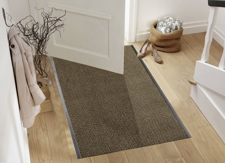 Garten - Vielseitiger Schmutzfangläufer nach Ihren Wunschmaßen, in Größe 104 (Läufer, 120 cm breit) bis 105 (Läufer, 90 cm breit), in Farbe BLAU Ansicht 4