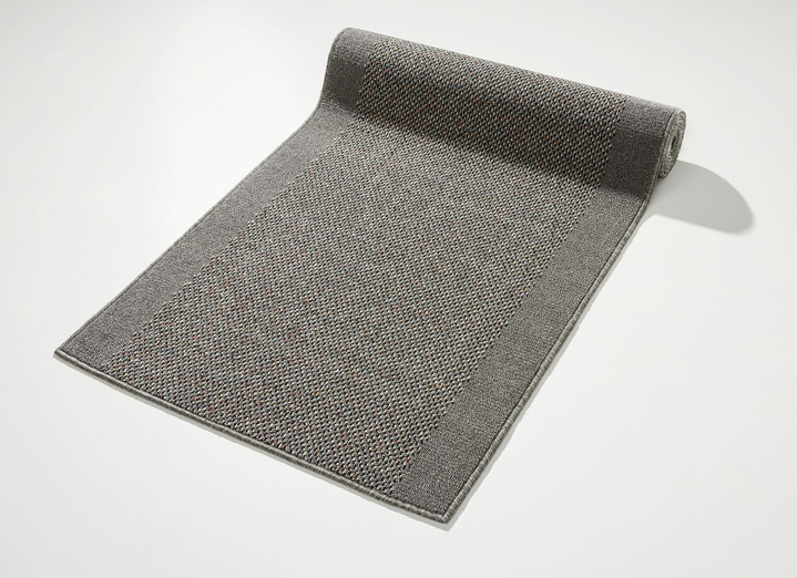 Läufer & Stufenmatten - Perfekte Läufer nach Ihrem Wunschmaß, in Größe 100 (50 cm breit) bis 106 (100 cm breit), in Farbe BLAU Ansicht 6