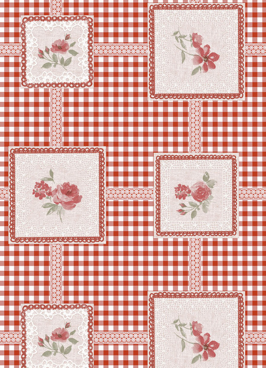 Tischdecken - Pflegeleichte Wachstuch-Tischdecke, in Größe 108 (Tischdecke, 80/ 80 cm) bis 140 (Tischdecke, 140/210 cm), in Farbe BLAU Ansicht 4