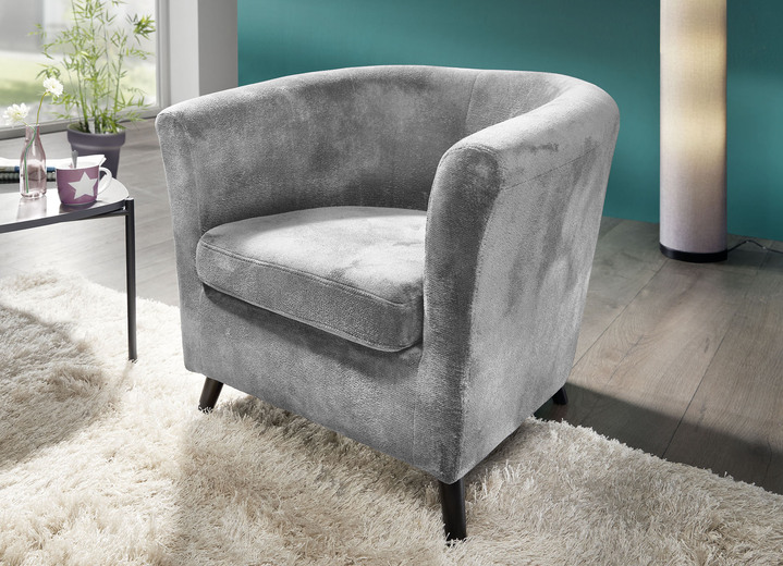 Polstermöbel - Pflegeleichter Sessel auf Holzfüßen, in Farbe BEIGE Ansicht 3