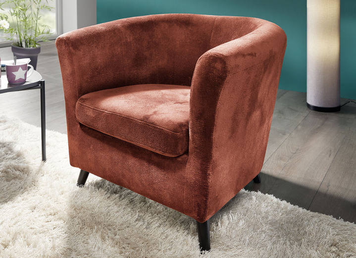 Polstermöbel - Pflegeleichter Sessel auf Holzfüßen, in Farbe BEIGE Ansicht 4