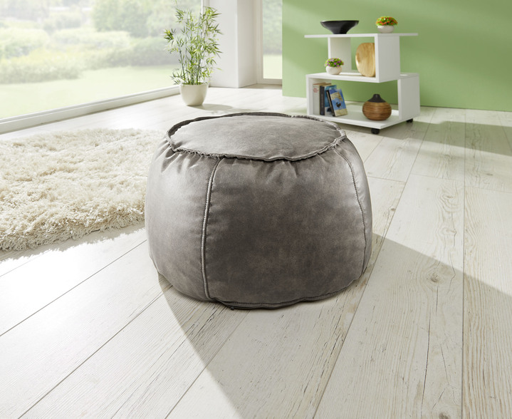 Kleinmöbel - Sitzhocker ø 60 cm, in Farbe GRAU Ansicht 1