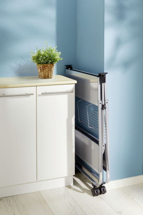 Küchenmöbel - Klapp-Servierwagen, in Farbe EICHE Ansicht 2