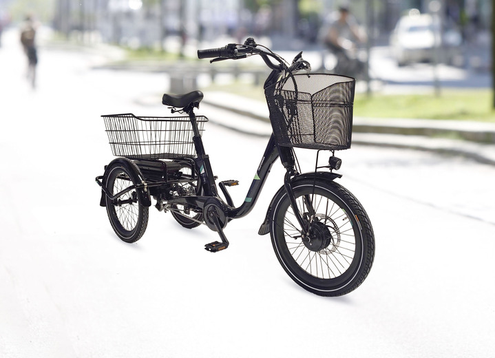 Mobilität - E-Dreirad für mehr Sicherheit im Alltag, in Farbe SCHWARZ Ansicht 1