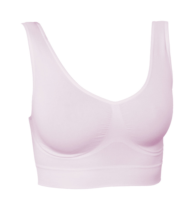 Soft-BH - Wohlfühl-BH, 3er-Set Ansicht 3 Soft-BH - Wohlfühl-BH, 3er-Set, in Größe 3XL (52/54) bis XXL (48/50), in Farbe ROSA-LAVENDEL-BLAU Ansicht 3