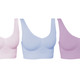 Soft-BH - Wohlfühl-BH, 3er-Set – Farbe ROSA-LAVENDEL-BLAU – Ansicht 1 Soft-BH - Wohlfühl-BH, 3er-Set, in Größe 3XL (52/54) bis XXL (48/50), in Farbe ROSA-LAVENDEL-BLAU – Farbe ROSA-LAVENDEL-BLAU – Ansicht 1