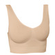 Soft-BH - Wohlfühl-BH, 3er-Set – Farbe SCHWARZ-WEISS-NUDE – Ansicht 5 Soft-BH - Wohlfühl-BH, 3er-Set, in Größe 3XL (52/54) bis XXL (48/50), in Farbe ROSA-LAVENDEL-BLAU – Farbe SCHWARZ-WEISS-NUDE – Ansicht 5