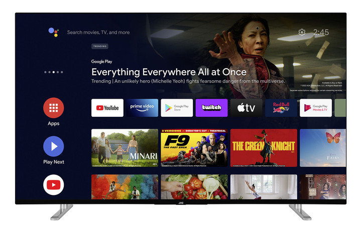 - JVC 4K-Ultra-HD QLED-Android-Fernseher, in Farbe SCHWARZ Ansicht 1
