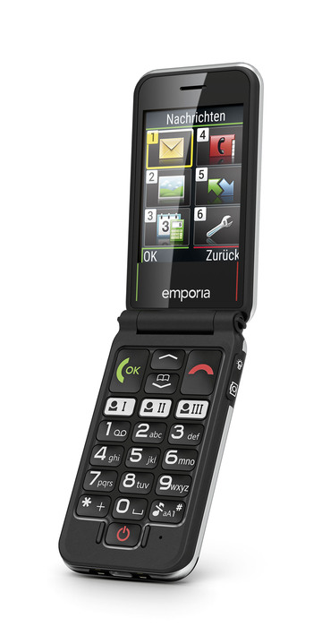Smartphones & Telefone - Emporia Joy Klapphandy, in Farbe SCHWARZ Ansicht 1