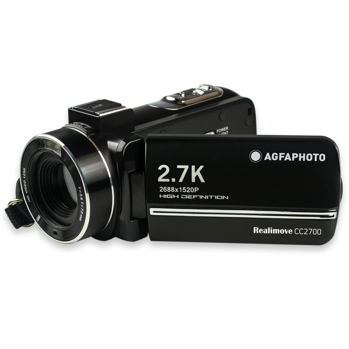 Digital- & Videokameras - Agfa Realimove CC2700 HD-Camcorder Ansicht 2 Digital- & Videokameras - Agfa Realimove CC2700 HD-Camcorder, in Farbe SCHWARZ Ansicht 2