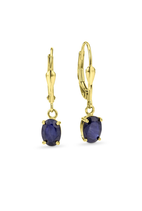 mit Edelsteinen - Bezaubernde Ohrringe mit echtem Edelstein, in Farbe , in Ausführung Echt Smaragd Ansicht 6