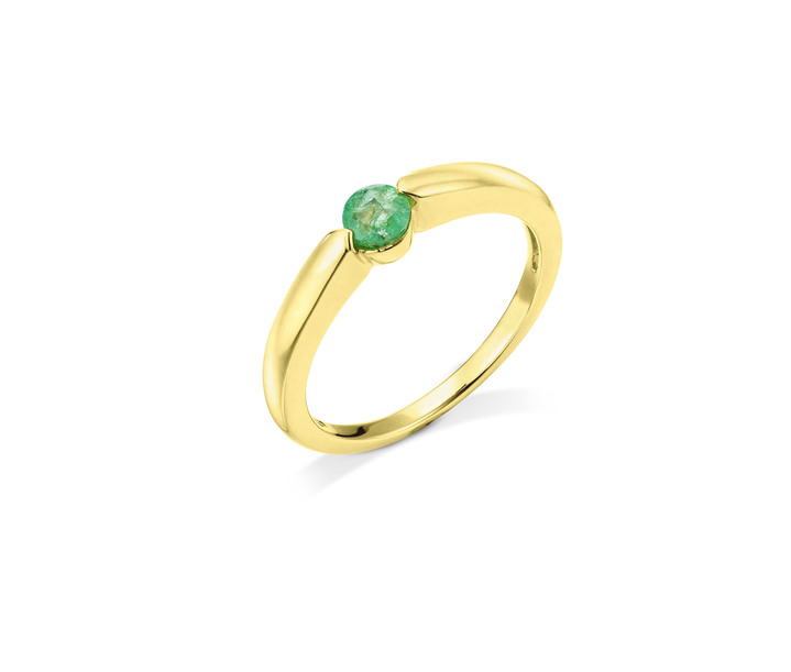 mit Edelsteinen - Bezaubernder Damenring mit echtem Edelstein, in Größe 160 bis 220, in Farbe , in Ausführung Echt Rubin Ansicht 4