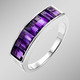Ringe - Damenring mit Amethyst, in Größe 160 bis 220, in Farbe  – Ansicht 1