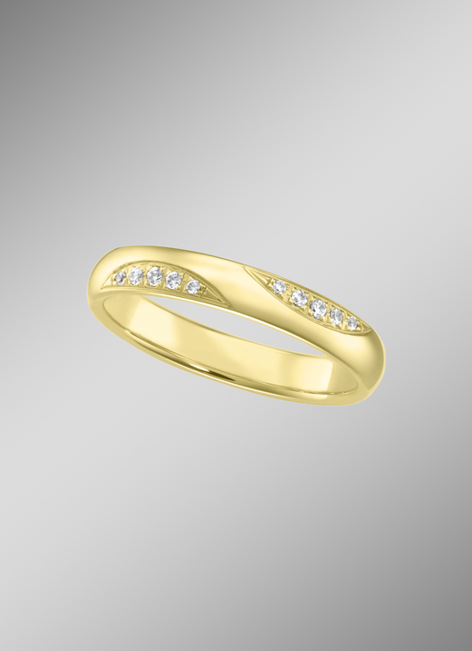 Trauringe - Glänzender Trauring, in Größe 160 bis 240, in Farbe  Ansicht 3