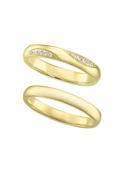 Trauringe - Glänzender Trauring, in Größe 160 bis 240, in Farbe  Ansicht 2