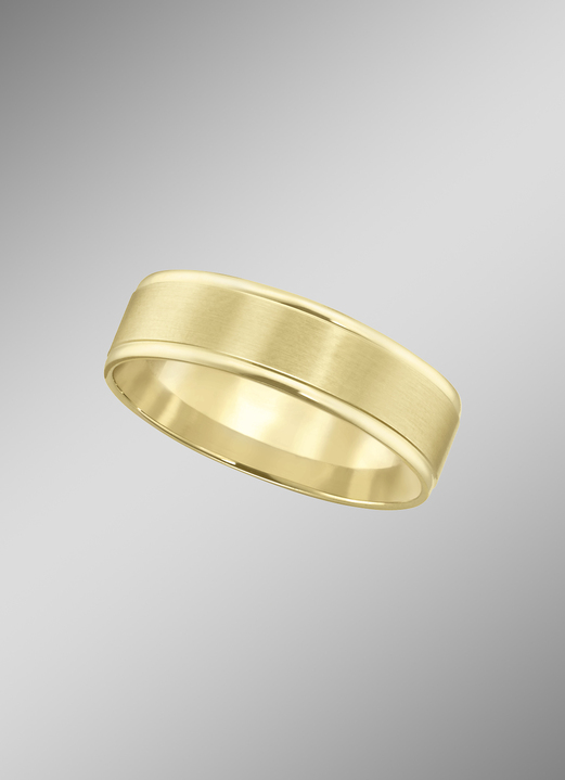 Trauringe - Breiter, massiver Trauring, glänzend/mattiert, in Größe 160 bis 240, in Farbe  Ansicht 5
