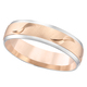 Trauringe - Schick in Bicolor: Beliebter Trauring in Roségold – Ansicht 6 Trauringe - Schick in Bicolor: Beliebter Trauring in Roségold, in Größe 160 bis 240, in Farbe  – Ansicht 6