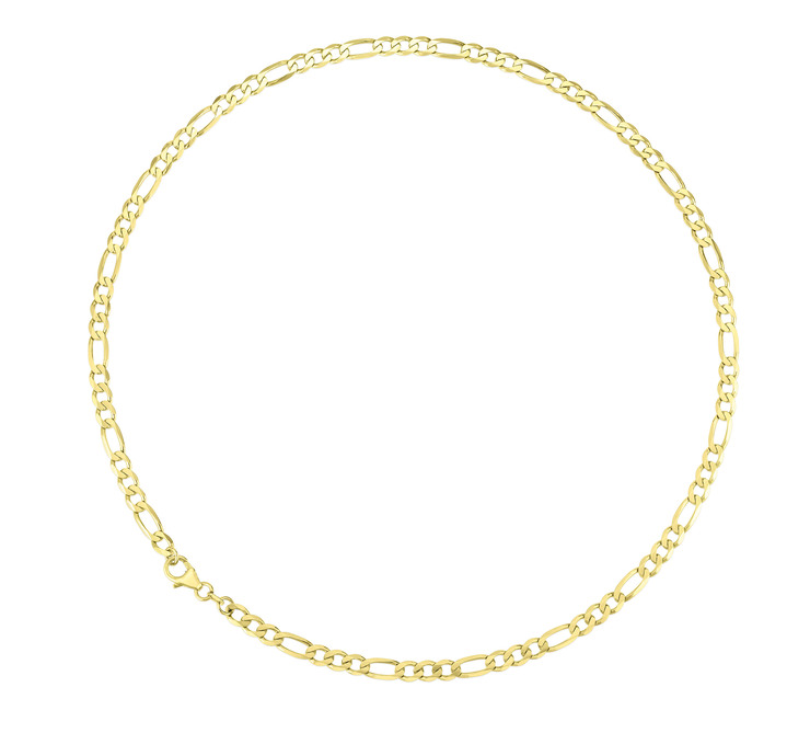 Halsketten & Armbänder - Diamantierte Figarokette Ansicht 6 Halsketten & Armbänder - Diamantierte Figarokette, in Farbe  Ansicht 6