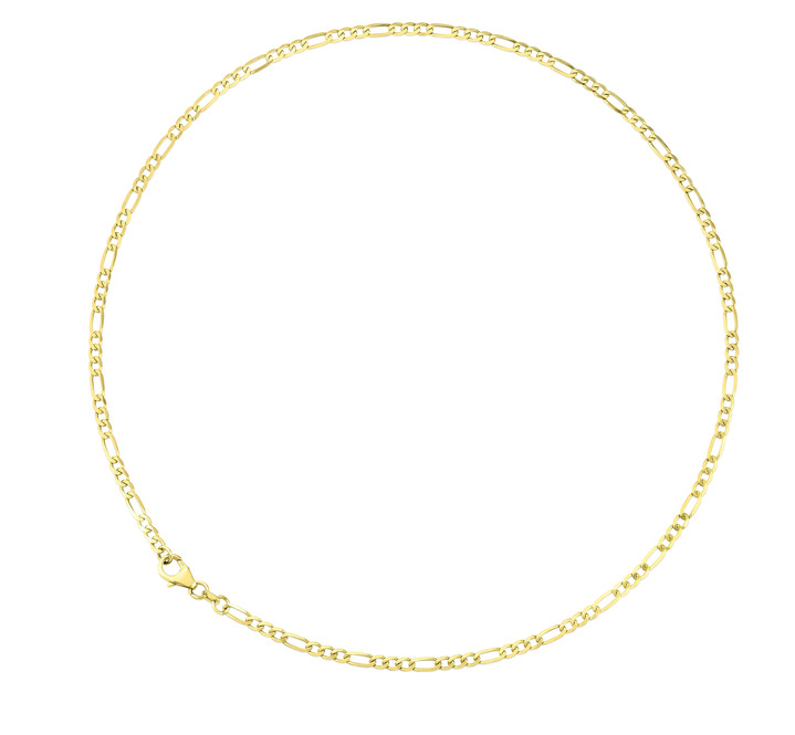 Halsketten & Armbänder - Diamantierte Figarokette Ansicht 2 Halsketten & Armbänder - Diamantierte Figarokette, in Farbe  Ansicht 2