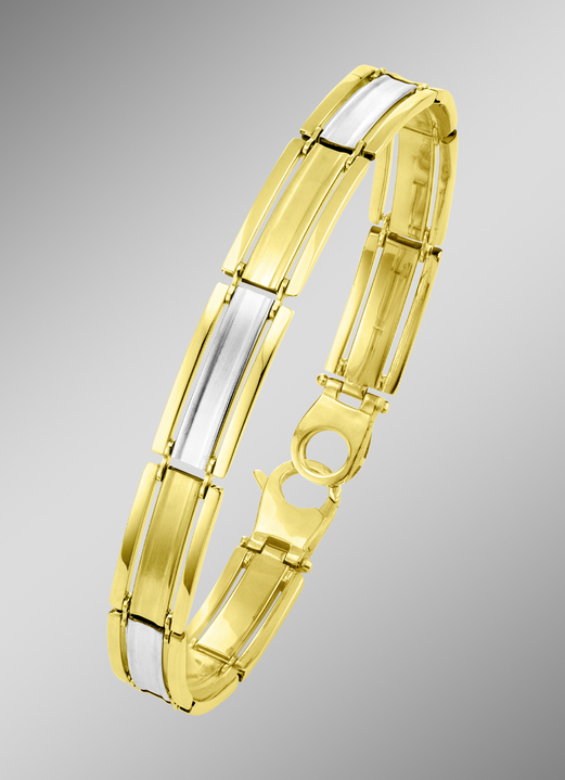 Halsketten & Armbänder - Armband in Bicolor mit Karabinerverschluss, in Farbe  Ansicht 1