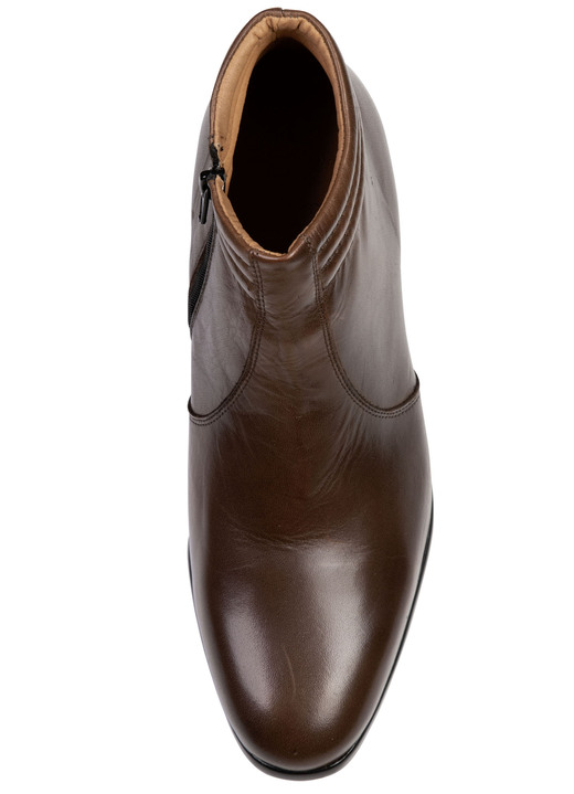 Stiefeletten - GINO GALANTE, elegante Herren-Stiefeletten, mit Reißverschluss, in Größe 040 bis 046, in Farbe MOKKA Ansicht 2