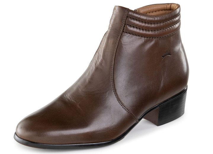 Stiefeletten - GINO GALANTE, elegante Herren-Stiefeletten, mit Reißverschluss, in Größe 040 bis 046, in Farbe SCHWARZ Ansicht 4