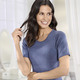 Unterhemden - Permatherm Shirt – Farbe JEANSBLAU MELIERT Unterhemden - Permatherm Shirt, in Größe L (44/46) bis XXL (52/54), in Farbe JEANSBLAU MELIERT