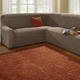 Sessel- & Sofaüberwürfe - Stretchbezüge, in Größe 101 (Sesselbezug) bis 106 (Stuhlbezug), in Farbe CREME – Farbe BRAUN – Ansicht 3