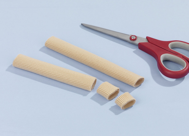 Gesunder Fuß - Zehenschutz, 2 Stück, mit Silikon-Innenseite, in Farbe BEIGE Ansicht 2