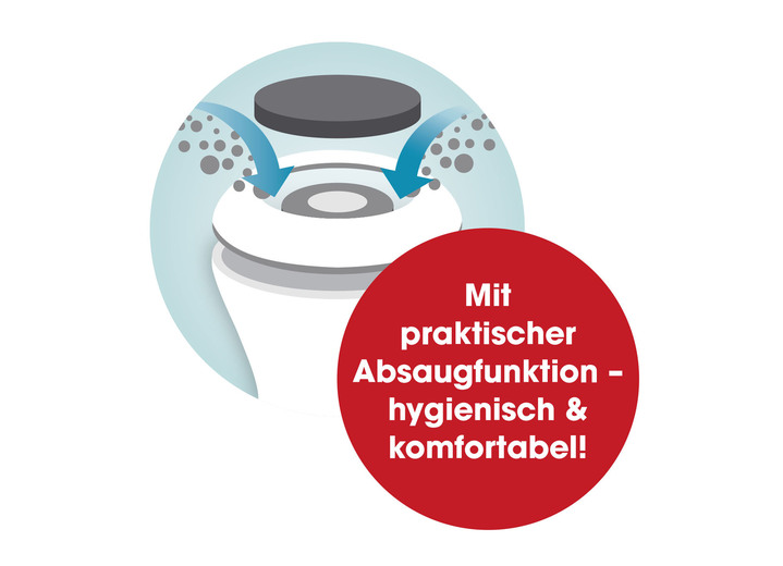 Gesunder Fuß - Pedi Power Hornhaut-Entferner, in Farbe WEISS-TÜRKIS Ansicht 2