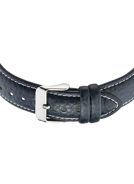 Funkuhren - Schöne Herren-Lederarmbanduhr, in Farbe  Ansicht 6