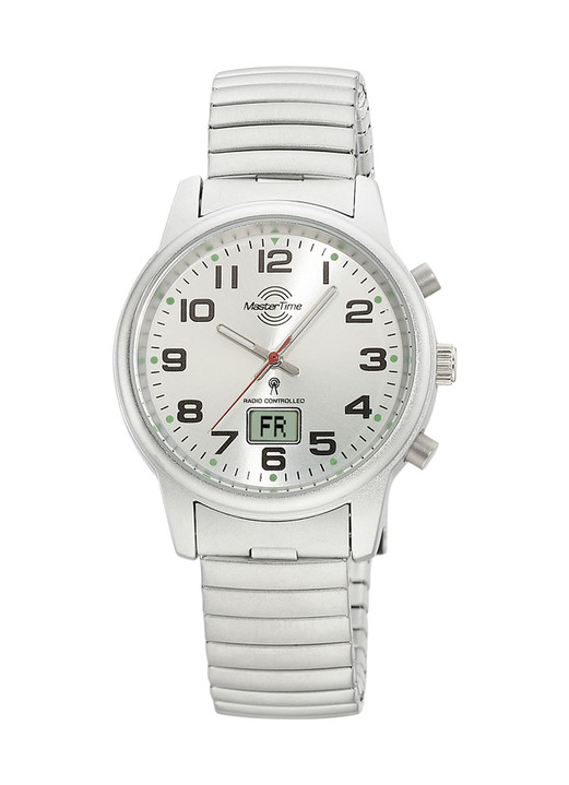 Master Time - Master Time Funk-Damenuhr mit Edelstahlzugband, in Farbe  Ansicht 4